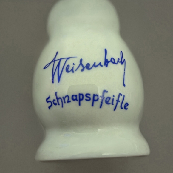 Vintage Weisenbach Schnapps Sipping Pipes | German Porcelain Set of 2 - Picture 2 of 9